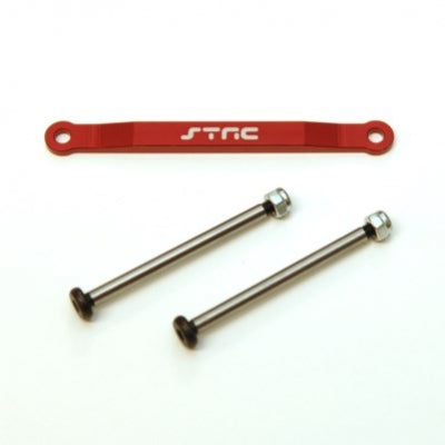 ST Racing Concepts Stampede/Bigfoot Aluminum Front Hinge Pin Brace (Red) Heavy Duty