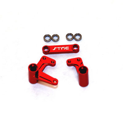 Concepts Aluminum Steering Bellcrank System w/Bearings (Red)