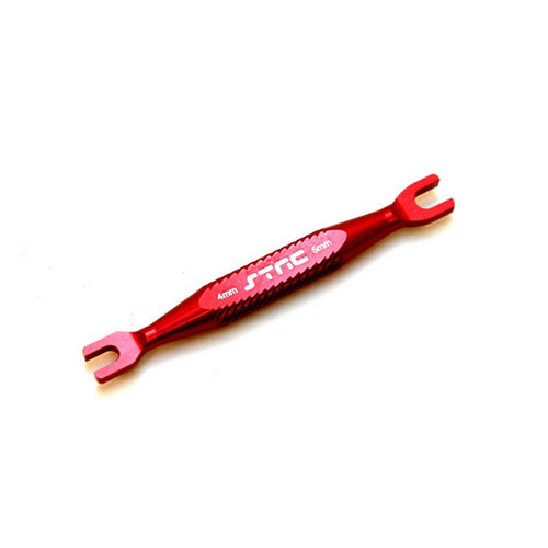 Aluminum Universal 4mm/5mm Turnbuckle Wrench, Red