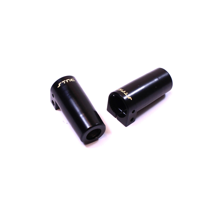STRC STA31383BR CNC Machined Brass Rear Lock-out, Black, for Axial SCX10 II, (2pcs)