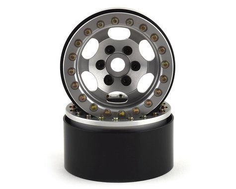 1.9” Rugged Beadlock Wheels (Silver) (2)