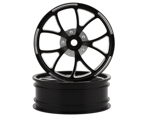 SSD RC Y Spoke Drag Front 2.2 Wheels (Black) — World of R/C Parts ...