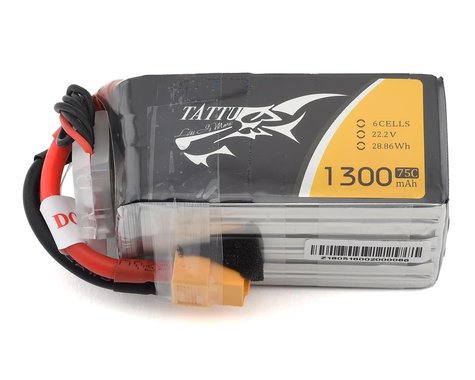 6S LiPo Battery 75C (22.2V/1300mAh) w/XT-60 Connector