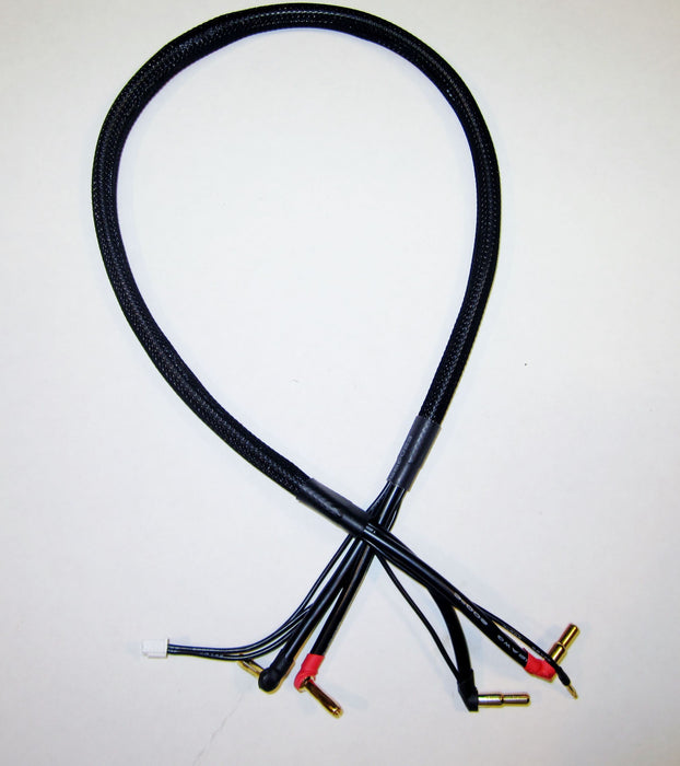 2 CELL 2S CHARGE CABLE LEAD 4MM 5MM BULLETS