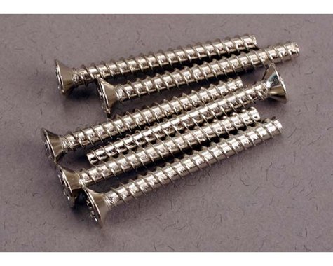 Traxxas TRA2652 Screws, 3x28mm countersunk self-tapping (6)