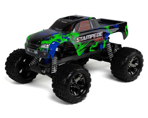 Traxxas TRA36076-4-GRN Stampede® VXL:  1/10 Scale Monster Truck with TQi