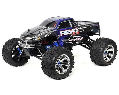 Traxxas TRA53097-3-BLUE Revo® 3.3:  1/10 Scale 4WD Nitro-Powered Monster T