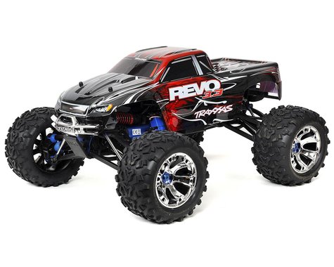 Traxxas TRA53097-3-RED Revo® 3.3:  1/10 Scale 4WD Nitro-Powered Monster T