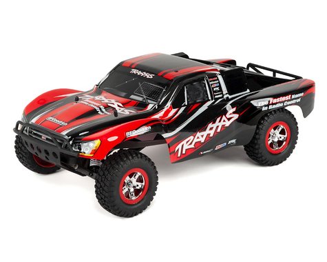 Traxxas TRA58034-1-RED Slash: 1/10-Scale 2WD Short Course Racing Truck wi