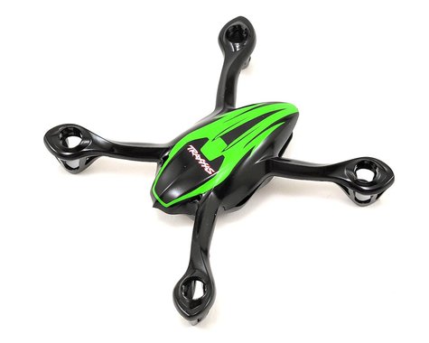 Traxxas TRA6214 Canopy, upper and lower, QR-1, green/ mounting scr