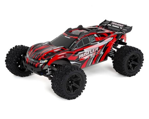 Traxxas TRA67064-1-RED Rustler® 4X4: 1/10-scale 4WD Stadium Truck with TQ