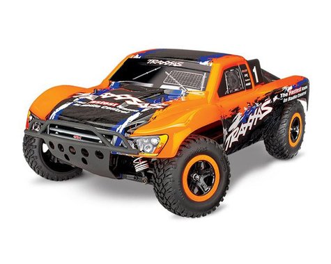 Traxxas TRA68086-4-ORNG Slash 4X4 VXL: 1/10 Scale 4WD Electric Short Cours
