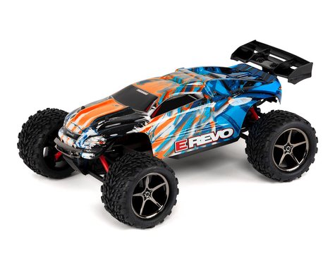 Traxxas TRA71054-1-ORNG E-Revo®: 1/16-Scale 4WD Racing Monster Truck with