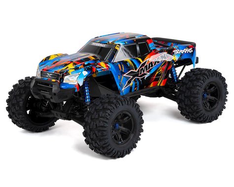 Traxxas TRA77086-4-RNR X-Maxx® 8S ESC ROCK & ROLL Brushless Electric Monster Truck with TQi