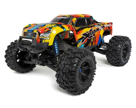 TRAXXAS TRA77086-4-SLRF X-Maxx® 8S ESC SOLAR FLARE Brushless Electric Monster Truck with TQi