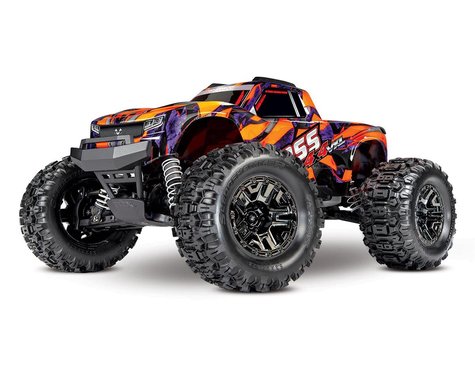 Traxxas TRA90076-4-ORNG Hoss™ 4X4 VXL: 1/10 Scale Monster Truck with TQi T