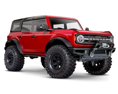 Traxxas TRA92076-4-RED TRX-4® Scale and Trail™ Crawler w/ 2021 Ford Bronco Body
