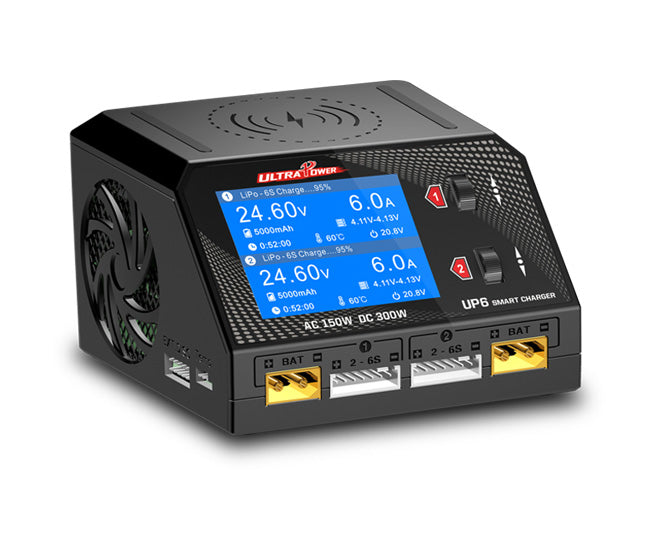 UP6 160W/400W Dual Port Multi Chemistry AC/DC Charger