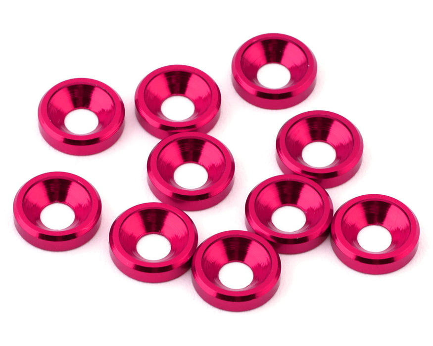 eXcelerate XCE0143.11 3mm Countersunk Washers (Pink) (10)