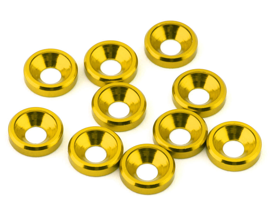 eXcelerate XCE0143.13 3mm Countersunk Washers (Gold) (10)