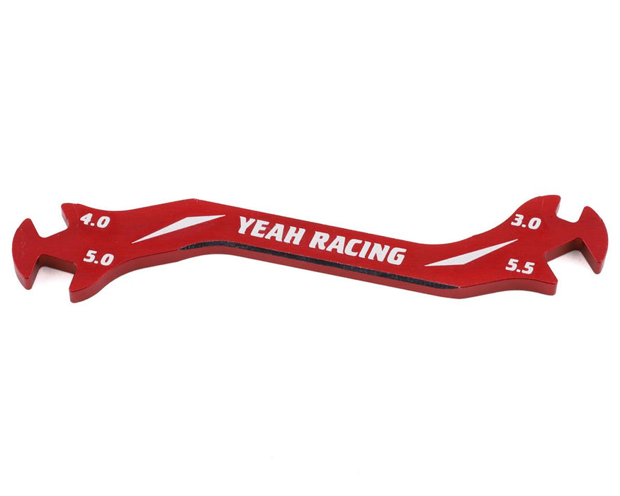 Yeah Racing YEAYT0197RD Aluminum Turnbuckle Wrench (Red) (3, 4, 5, 5.5mm)